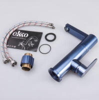 Смеситель для умывальника Ekko  синий E1083-23-4