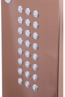 Душевая панель Maxonor  с функцией гидромассажа, бронза MN2512-4