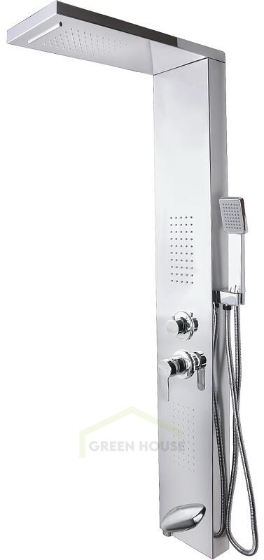 Душевая панель Maxonor  с функцией гидромассажа, хром MN2520