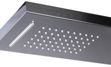 Душевая панель Maxonor  с функцией гидромассажа, черная MN2523-6