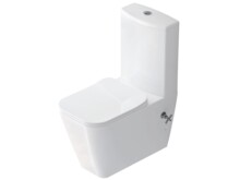 Унитаз-компакт Idevit Halley с функцией биде и вентилем + сиденье Soft-Close Ultra Slim Antibacterial SETK3204-0317-001-1-6200-0