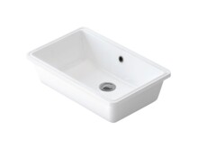 Умывальник Idevit Hilton 36x53 врезной без отверстия под смеситель K0001-0346-001-1-000-0