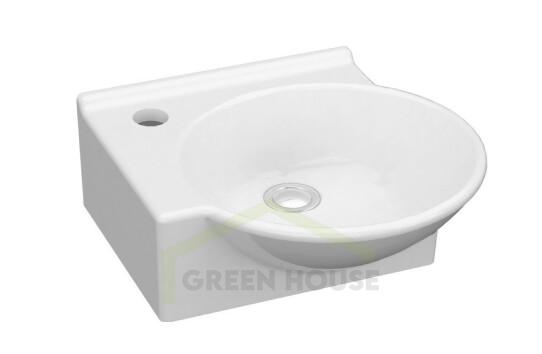Умывальник Idevit Myra mini 33x36 с отверстием под смеситель слева K0201-0367-001-1-000
