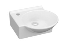 Умывальник Idevit Myra mini 33x36 с отверстием под смеситель слева K0201-0367-001-1-000-0