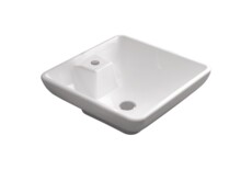 Умывальник накладной Idevit Kare 48x48 с отверстием под смеситель K0101-2485-001-1-0000-0