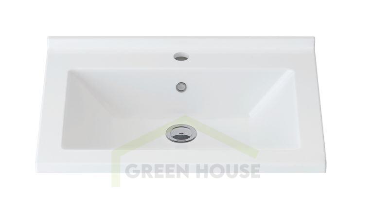 Умывальник Idevit Slim Merkür 38x50 с отверстием под смеситель K0201-4505-001-1-0000