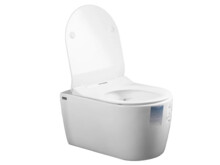Унитаз подвесной Idevit Alfa с сиденьем Ultra Slim Antibacterial Duroplast Soft Close SETK3104-2616-001-1-6000-5