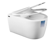 Унитаз подвесной Idevit Alfa с сиденьем Ultra Slim Antibacterial Duroplast Soft Close SETK3104-2616-001-1-6000-4