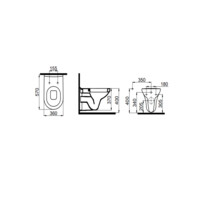 Унитаз подвесной Idevit Nova c сиденьем Soft Close SETK3504-0606-001-1-1000-1