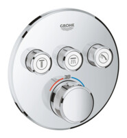 Смеситель скрытого монтажа Grohe Grohtherm SmartControl с термостатом 29121000-0