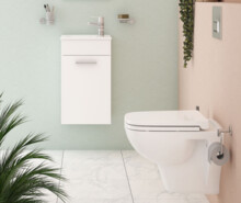 Унитаз подвесной с инсталляцией Vitra Комплект S20 L-box: унитаз + инсталляция + кнопка + сиденье микролифт 9004B003-7207-5