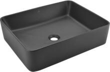 Умывальник Jaquar JDS прямоугольная черная 53х42x14 JDS-BLM-25907N-0