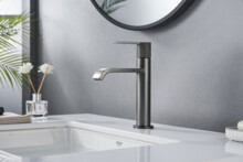 Смеситель для умывальника Maxonor PURE LIFE BEAUTY-9 пепельный PL1084-9-7
