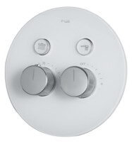 Блок управления встроенной душевой системы Maxonor PURE LIFE SALON хром/белое стекло PL8099-0