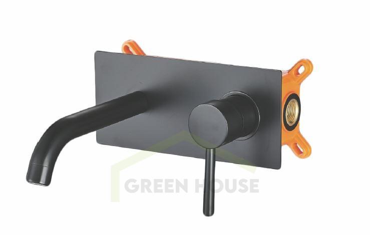 Встроенный смеситель для раковины Maxonor PURE LIFE SUPERIOR-7 черный PL7287-7