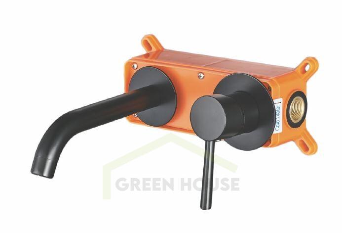 Встроен смеситель для раковины Maxonor PURE LIFE SUPERIOR-7 черный PL7387-7