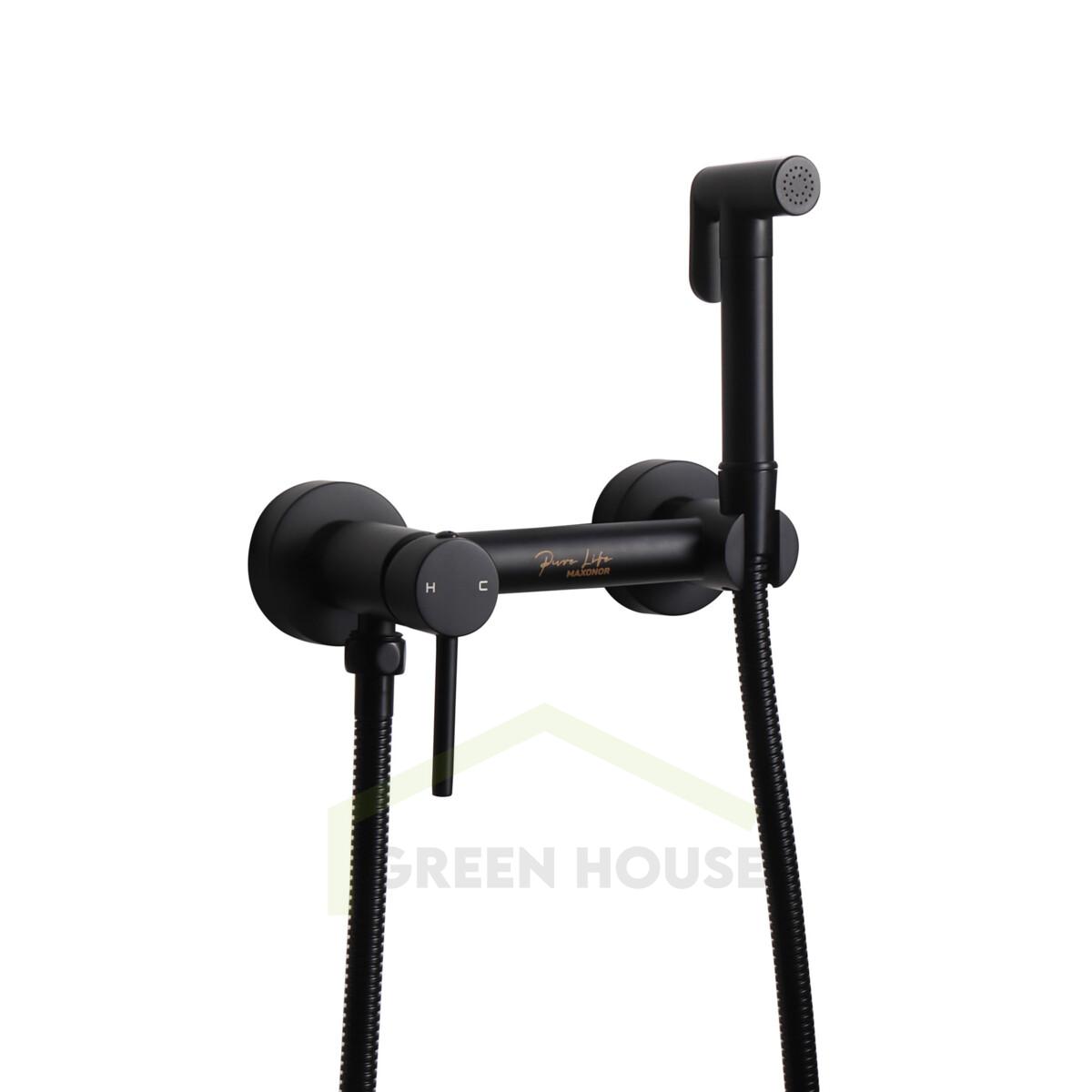 Гигиенический смеситель Maxonor PURE LIFE черный PL6502-7