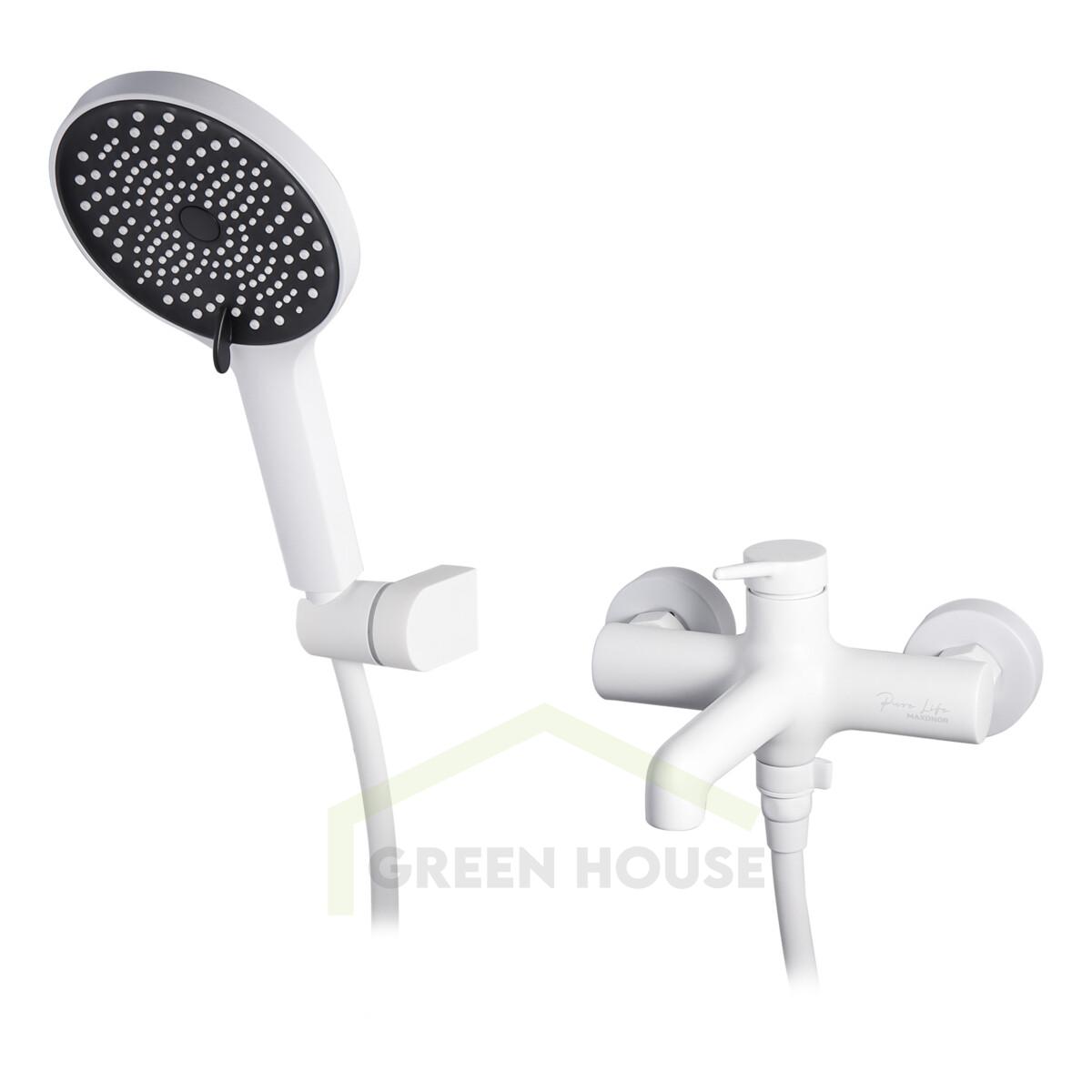 Смеситель для ванны Maxonor PURE LIFE GLAMOUR белый PL3294-8
