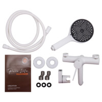 Смеситель для ванны Maxonor PURE LIFE GLAMOUR белый PL3294-8-6