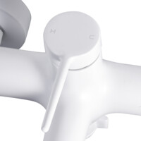 Смеситель для ванны Maxonor PURE LIFE GLAMOUR белый PL3294-8-5