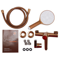 Смеситель для ванны Maxonor PURE LIFE GLAMOUR розовое золото PL3294-16-6