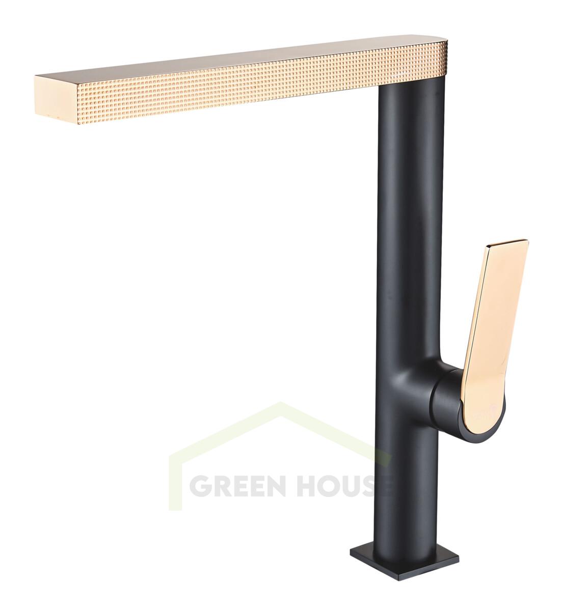 Смеситель для кухни Maxonor PURE LIFE BLISS черный/золото PL4083