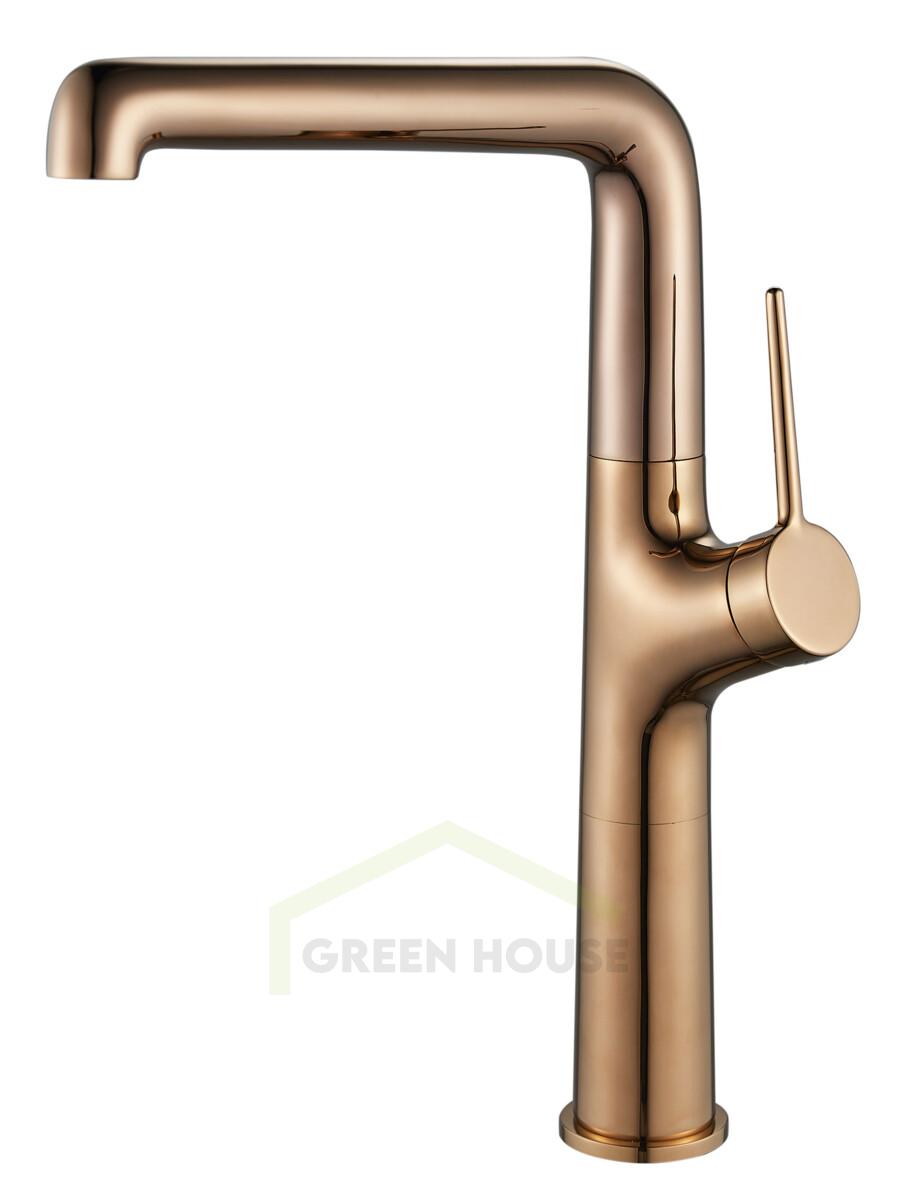 Смеситель для кухни Maxonor PURE LIFE GLAMOUR розовое золото PL4094-16