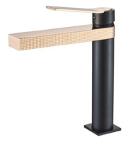 Смеситель для раковины Maxonor PURE LIFE BLISS черный/золото PL1083-0