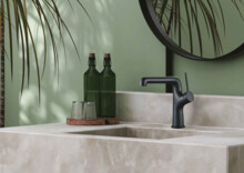 Смеситель для раковины Maxonor PURE LIFE GLAMOUR черный PL1094-7-3