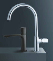 Смеситель для раковины Maxonor PURE LIFE HAPPY-7 черный PL1089-7-3
