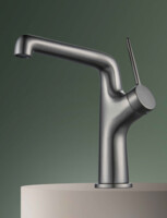 Смеситель для умывальника Maxonor PURE LIFE GLAMOUR пепельный PL1094-9-3