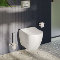 Унитаз подвесной Vitra безободковый Mia Round с сиденьем 7510B003-0075+110-003-019-2