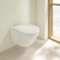 Унитаз подвесной Villeroy & Boch SUBWAY 3.0 с сиденьем SoftClosing 4670TS01-3