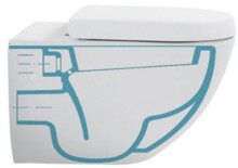 Унитаз подвесной Villeroy & Boch SUBWAY 3.0 с сиденьем SoftClosing 4670TS01-1