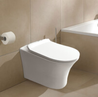 Унитаз подвесной Azario FRETTA ROUND с сиденьем микролифт AZ-2617E-2