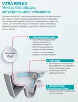 Унитаз-компакт Vitra Sento с сиденьем микролифт 9830B003-7204-3