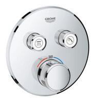 Смеситель скрытого монтажа Grohe Grohtherm SmartControl с термостатом 29119000-0