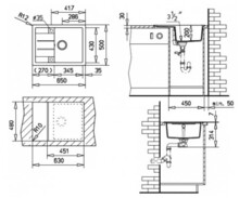 Кухонная мойка Teka ASTRAL 45 B-TG оникс 40143518-1