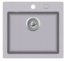Кухонная мойка Teka CLIVO 50 S-TQ алюминий из тегранита 40148011-0
