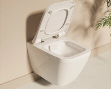 Комп-т Vitra L-Box Integra Square: унитаз подвесной+сиденье+инсталляция+кнопка 9856B003-7207-4