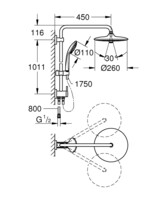 Душевой гарнитур Grohe Euphoria 260 27421002-1
