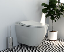 Комплект Vitra L-Box Sanibelle: унитаз подвесной+сиденье+инсталляция+кнопка 9878B003-7200-4