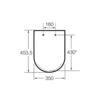 Унитаз подвесной Roca THE GAP Clean Rim с сиденьем A34647L000+A801472003-5