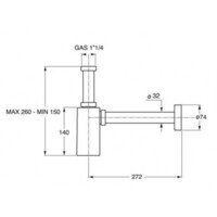 Умывальник накладной Laufen Fiora 49x49 см с сифоном 8117724000001+0510OT25K7-6