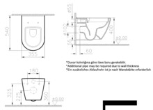 Унитаз подвесной Vitra Nest Qflush б/обод. 7870B403-0075-1