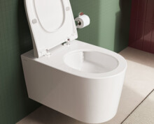 Унитаз подвесной Vitra Nest Qflush б/обод. 7870B403-0075-3