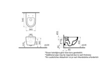 Унитаз подвесной Vitra Sento Rim-ex 7748B003-0075-1