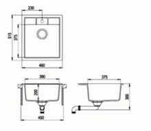 Кухонная мойка Teka ESTELA 45 S-TQ из тегранита белая 40148074-1