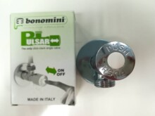 Кран угловой для подключения смесителя Bonomini кнопочный 1/2х1/2" 0500OT24S7-8