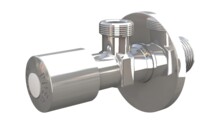 Кран угловой для подключения смесителя Bonomini кнопочный 1/2х1/2" 0500OT24S7-0